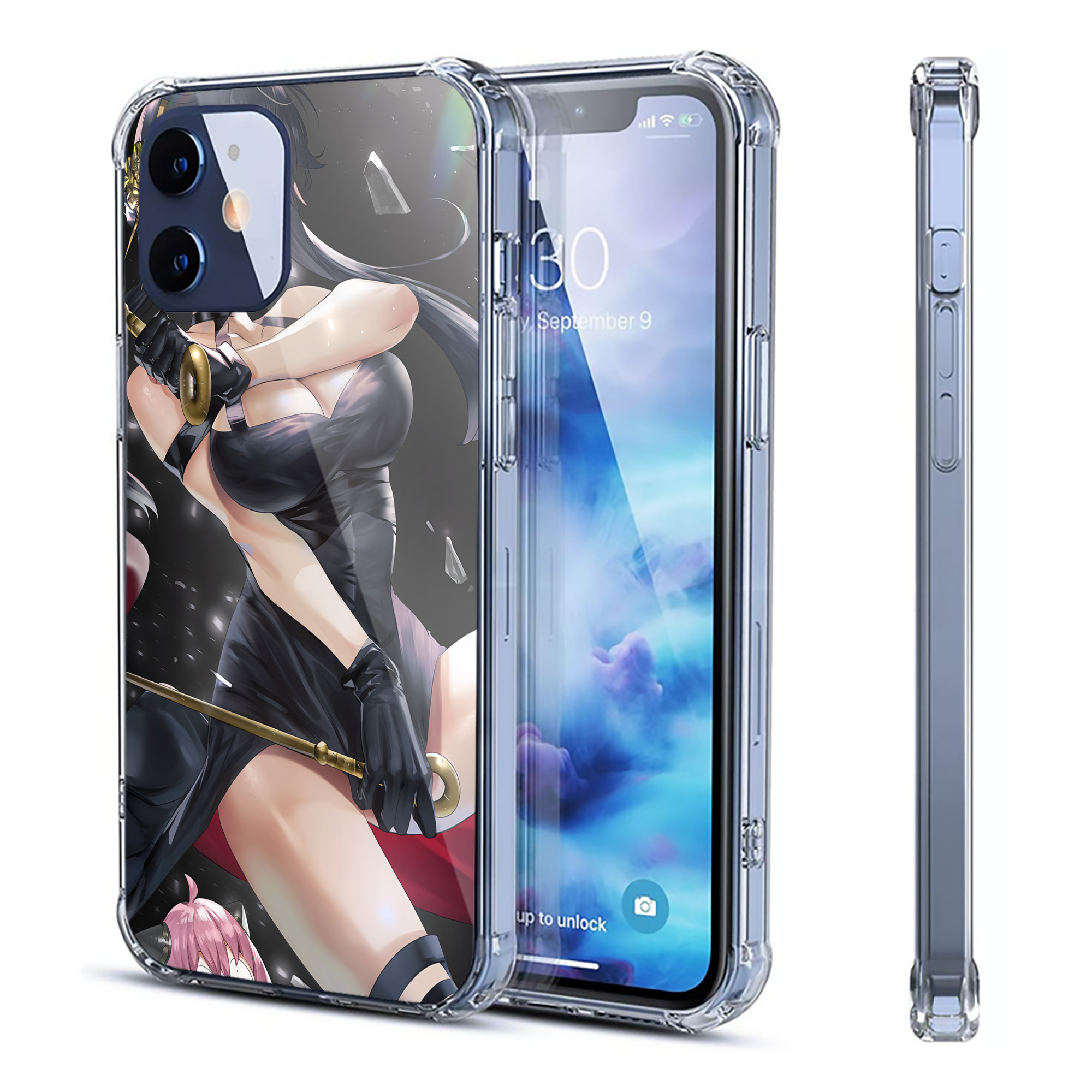 （画像用） SPY×FAMILY间谍家家酒 【iPhone 12シリーズ対応】透明スマホケース（クリアソフトケース）